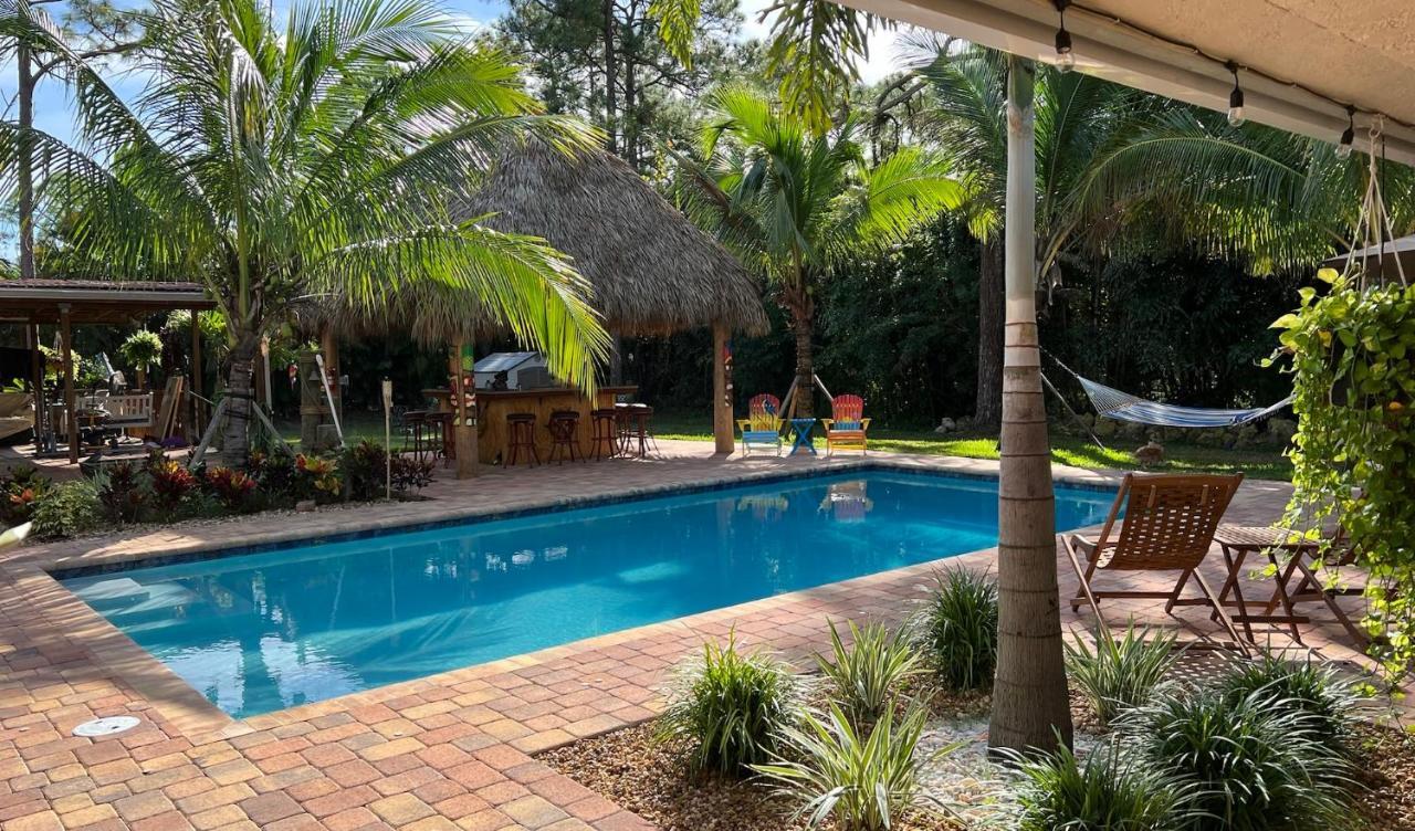 Private Tropical Paradise Guesthouse! Loxahatchee Luaran gambar